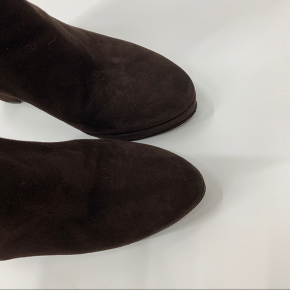 Marni calf suede Platform Chelsea Boot Brown - Picture 15 of 16
